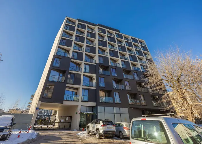 Bright Przyokopowa In The Centre Of With Parking By Renters Lägenhet